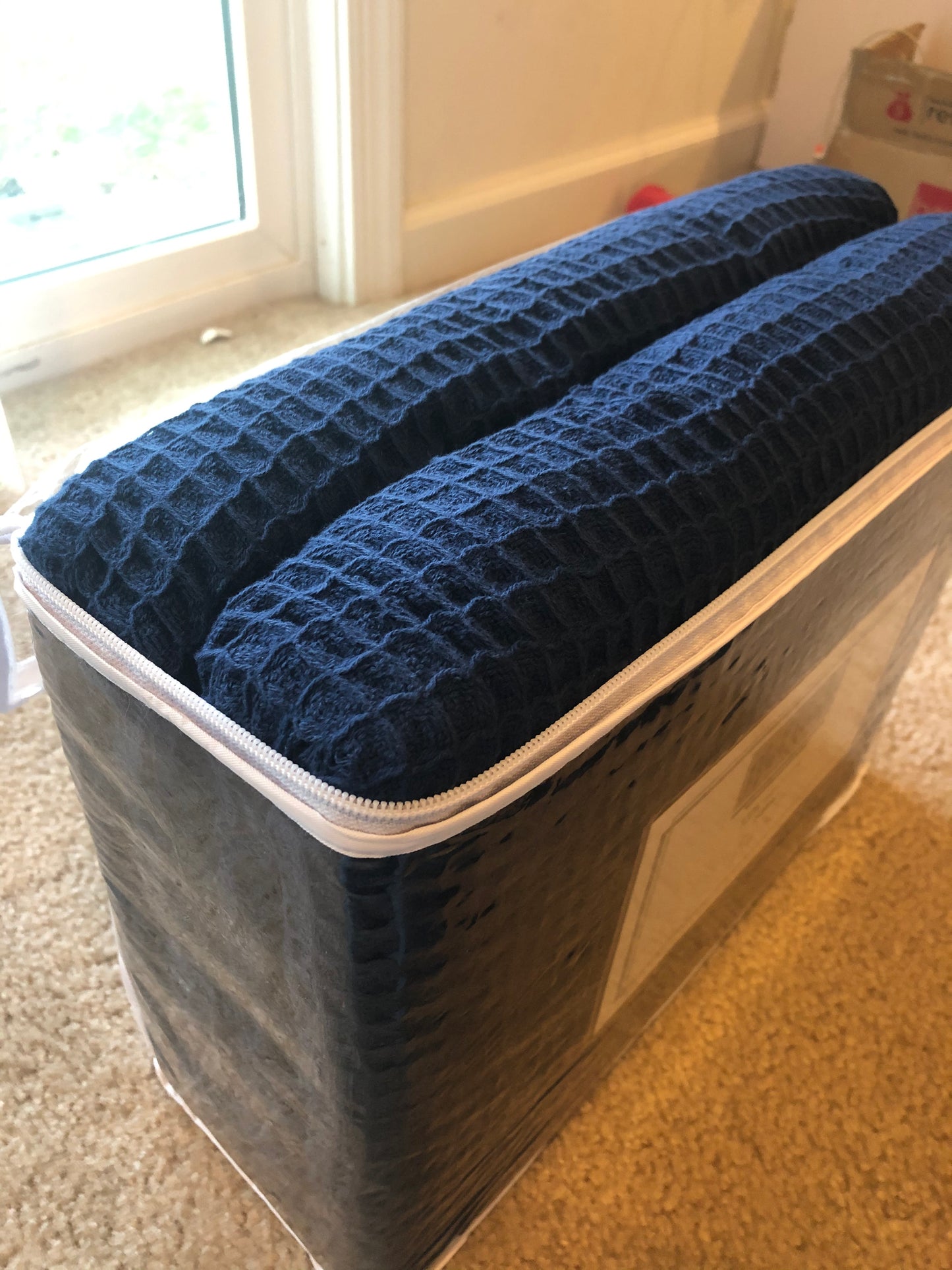 Cotton Thermal Blanket Waffle weave 3D design