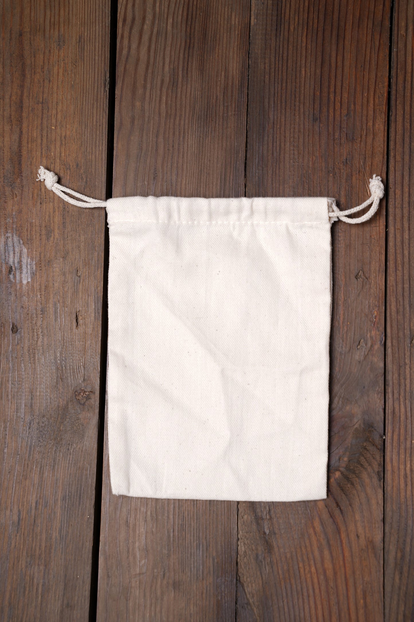 8x12 Inches Reusable Eco-Friendly Double Drawstring Cotton CANVAS Bags Natural Color